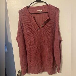 American Eagle button sweater